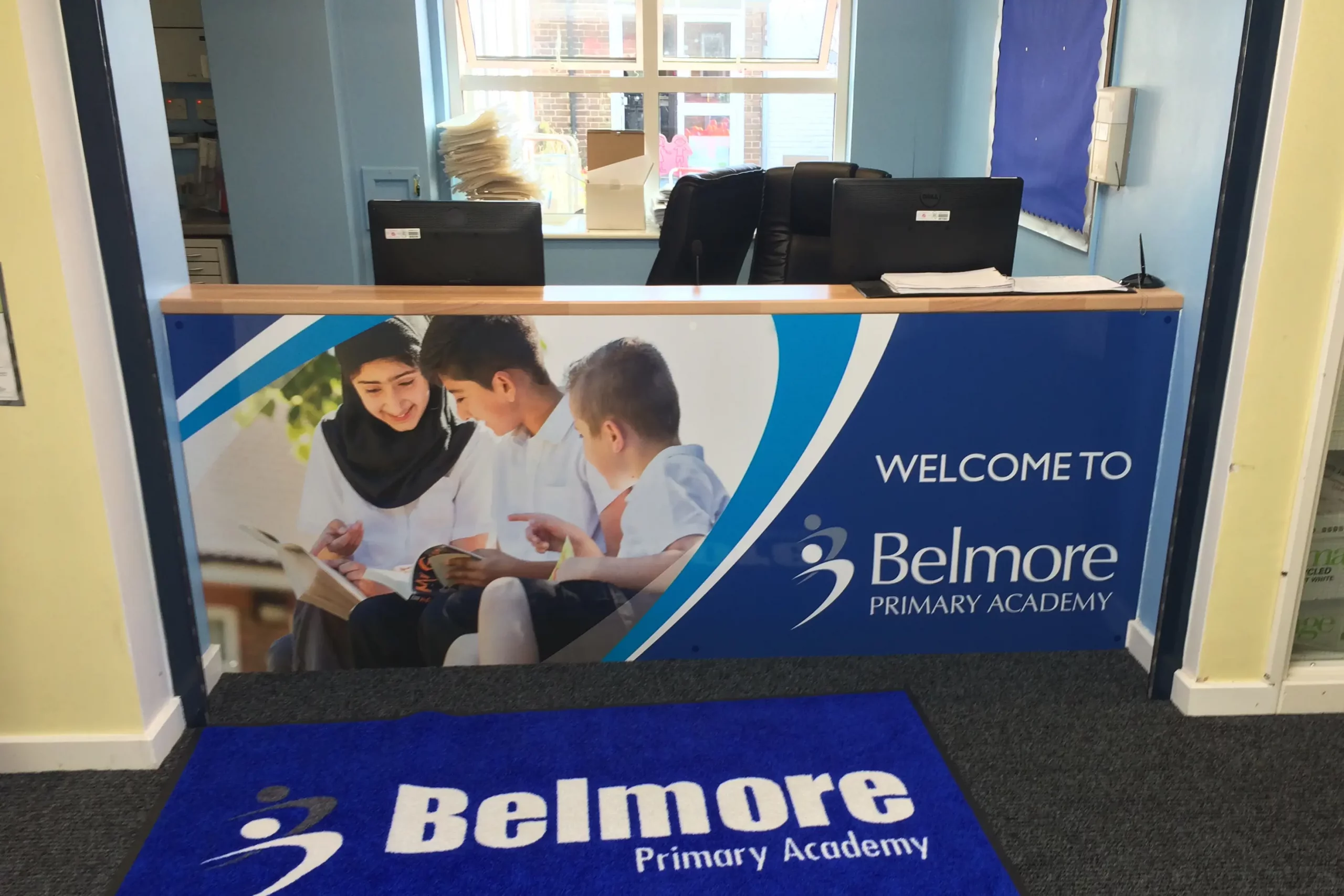 Belmore Primary Academy pupil photography for external wall art