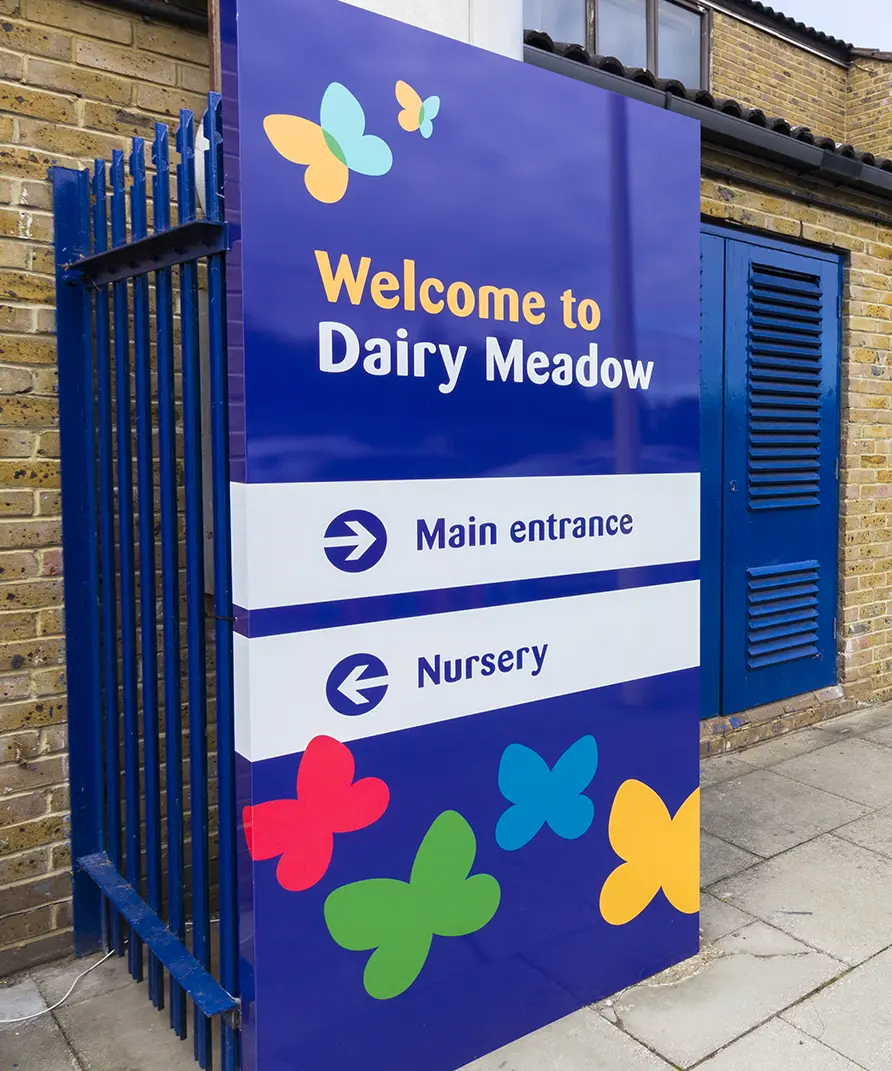 Primary School bespoke branded welcoming Wall Art