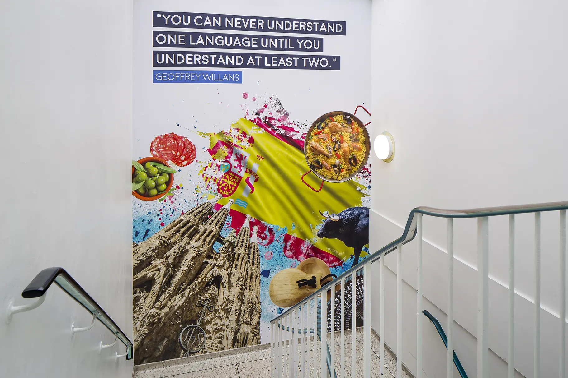 Brampton Manor Academy School bespoke subject zoned Wall Art