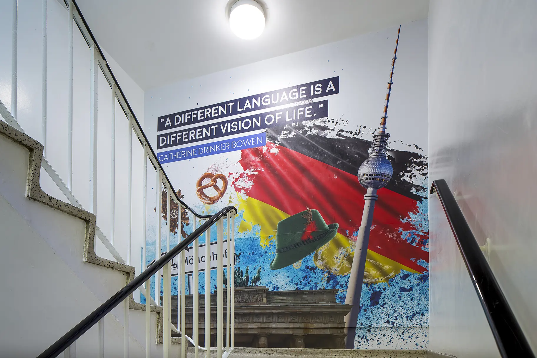 Brampton Manor Academy School bespoke subject zoned Wall Art