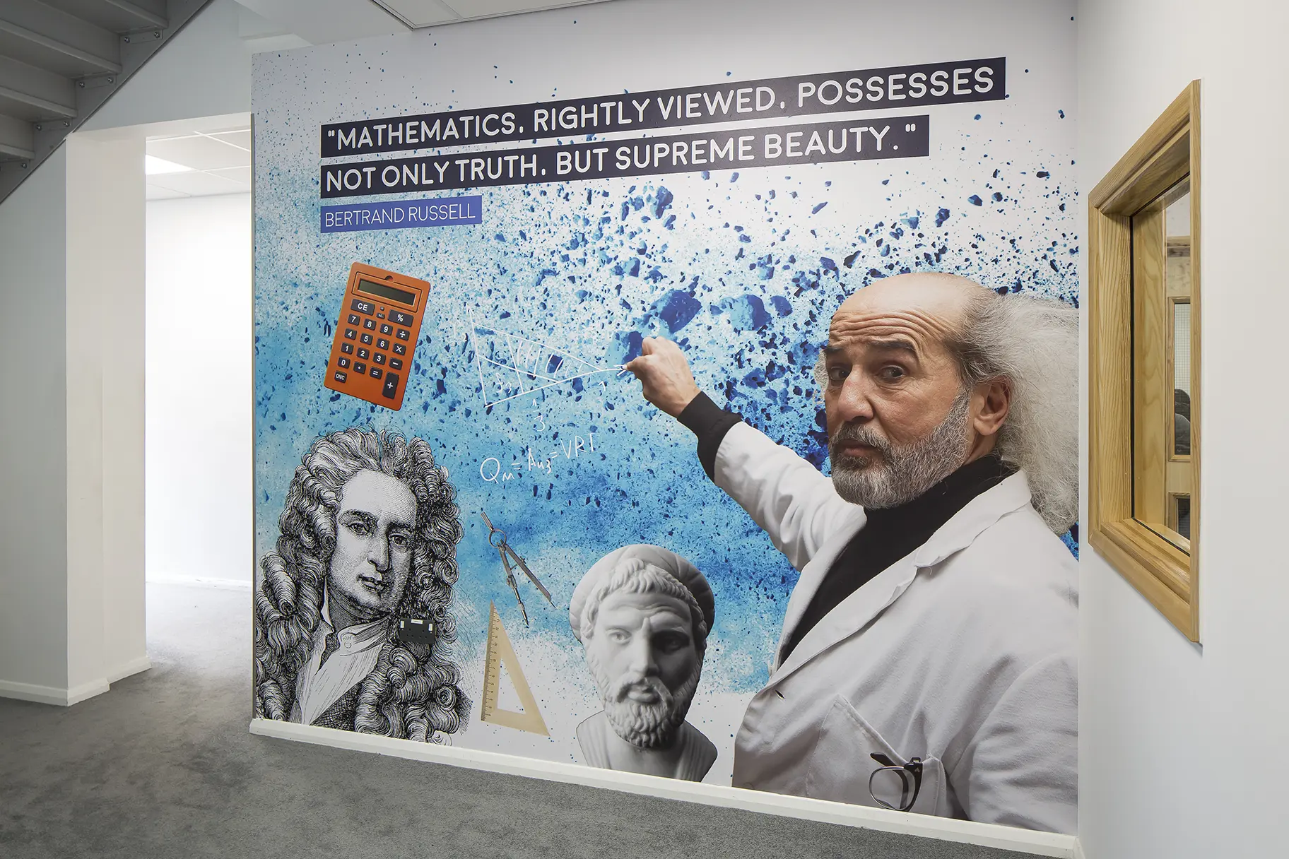 Brampton Manor Academy School bespoke subject zoned Wall Art