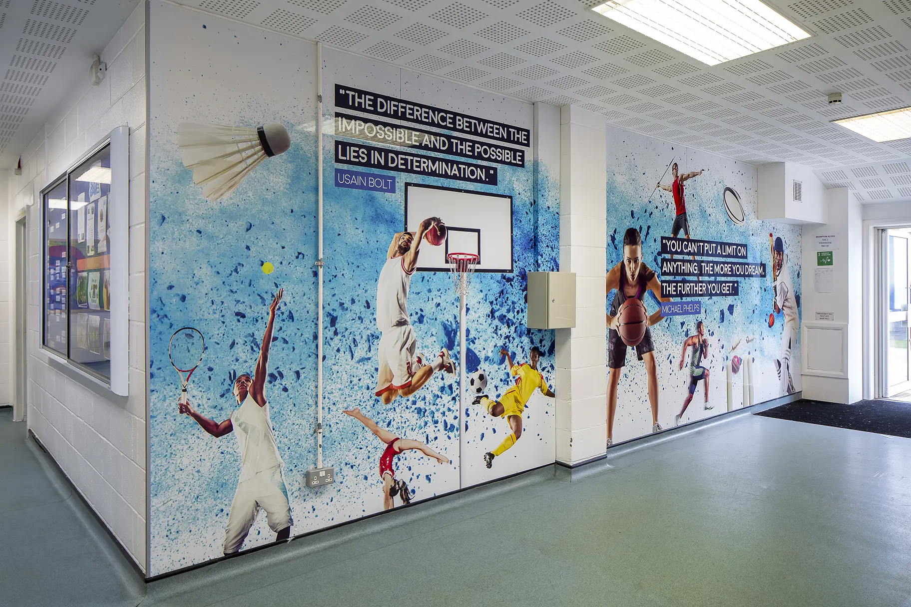 Brampton Manor Academy School bespoke subject zoned Wall Art