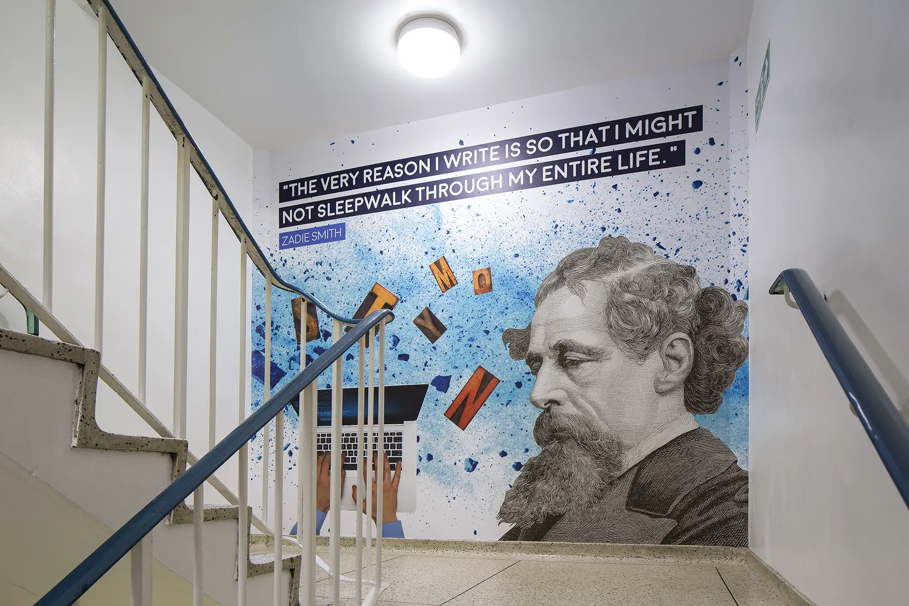 Brampton Manor Academy School bespoke subject zoned Wall Art