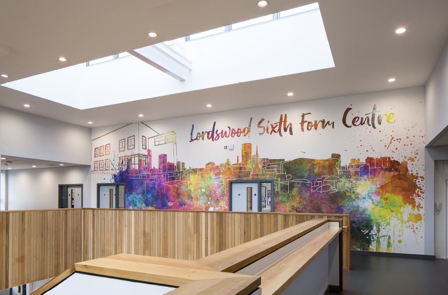 Lordswood Sixth Form Wall Art - atrium