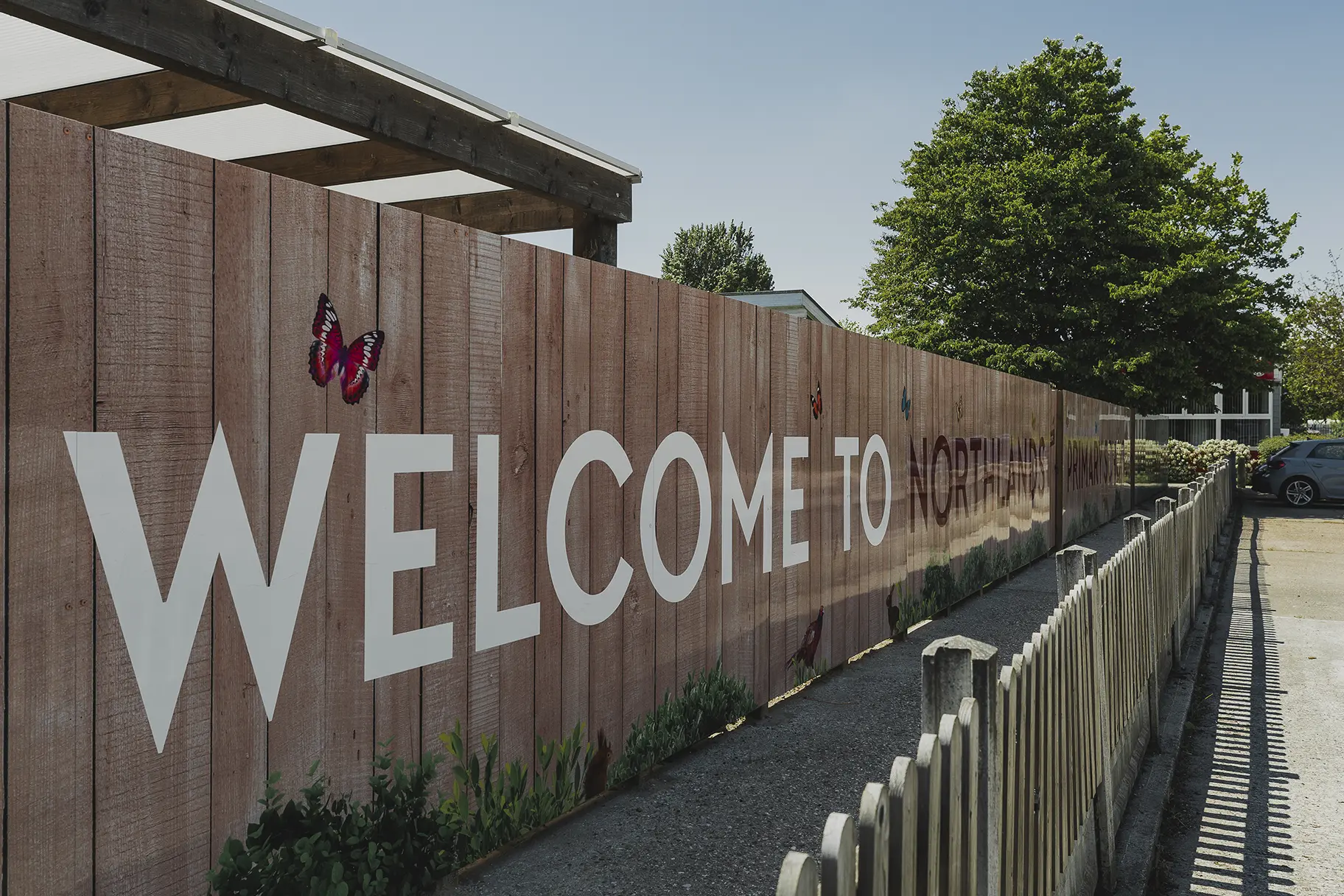 Northlands Primary School & Nursery Entrance Fencing wall art