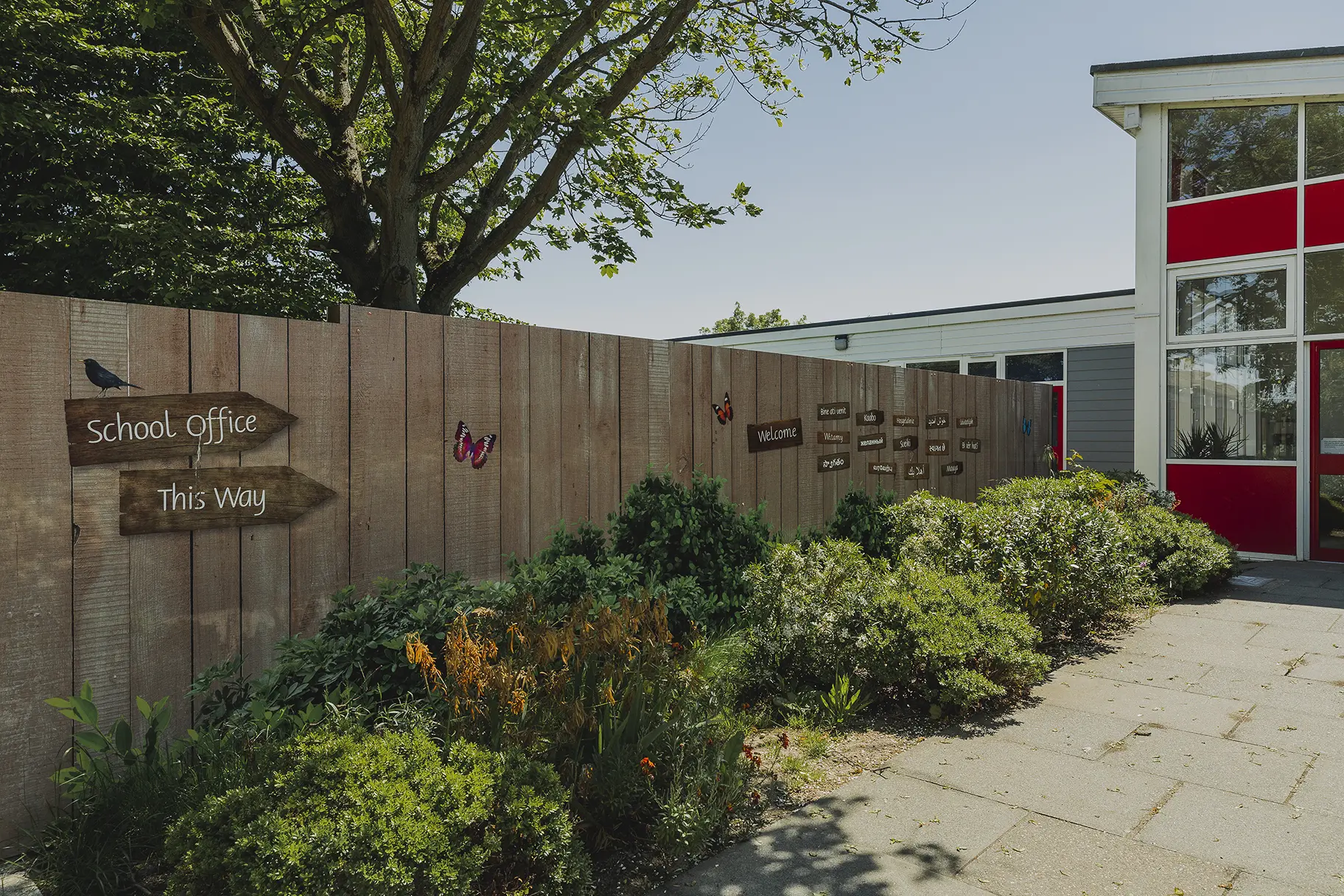 Northlands Primary School & Nursery Entrance Fencing wall art