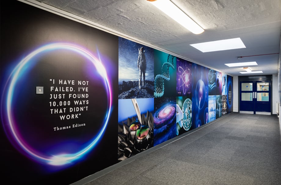 The Forest School Science corridor Wall Art