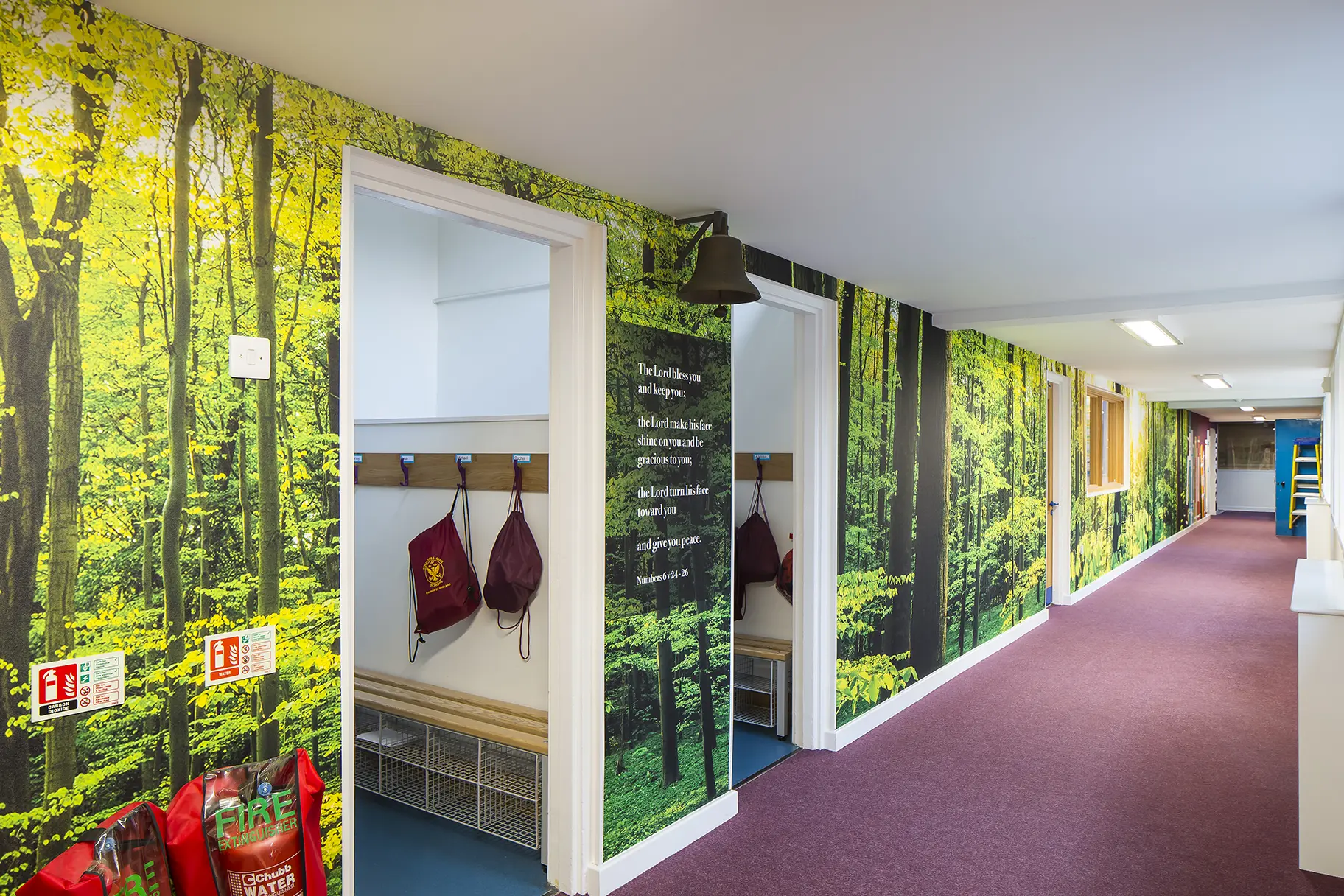 Countess Anne School Library Corridor Art