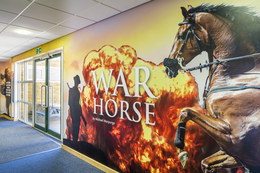 School literacy wall art