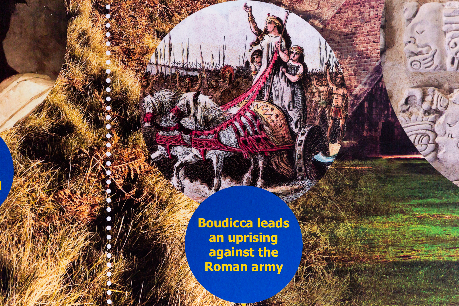 Image of bespoke wall art depicting the Roman Army