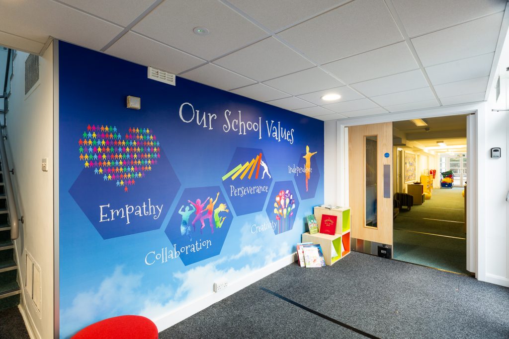 School Values Wall Art