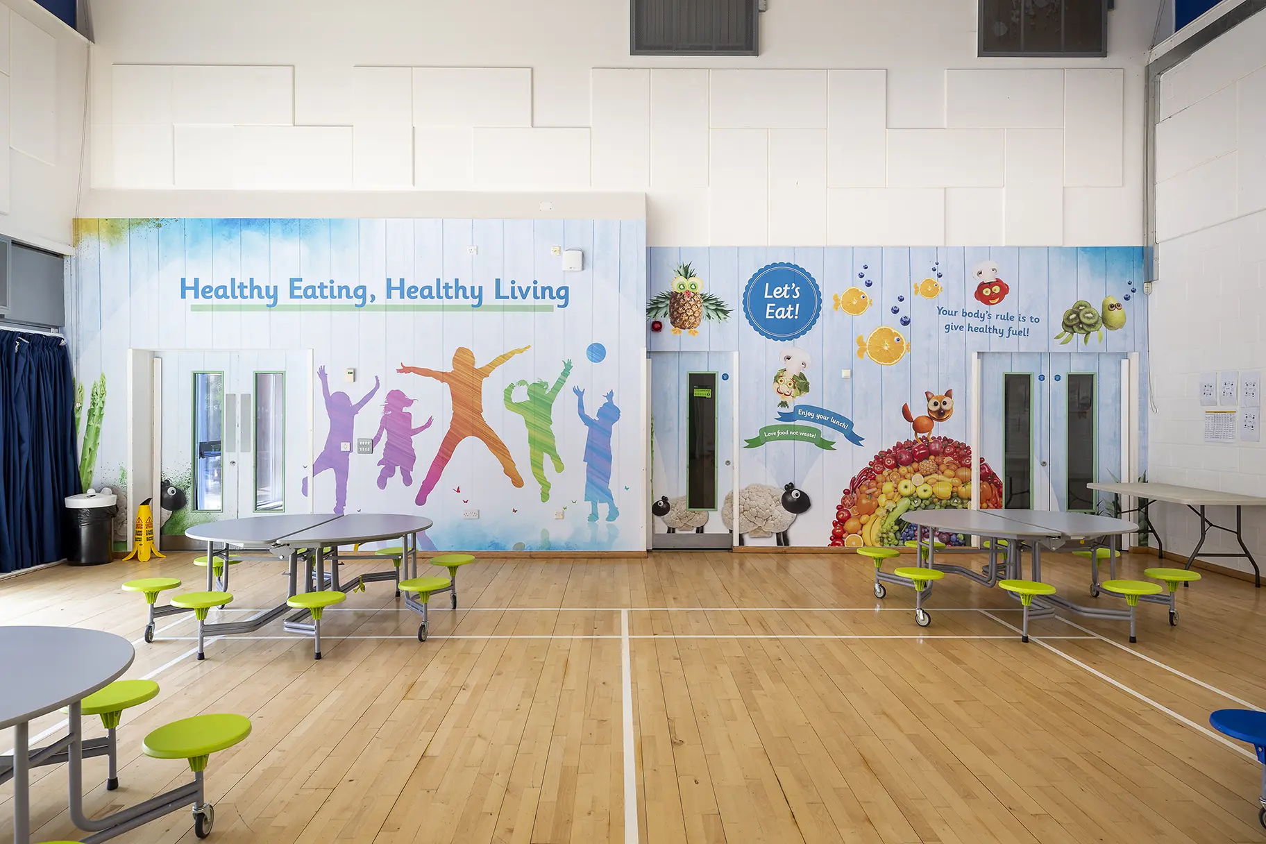 Brentfield primary school wall art