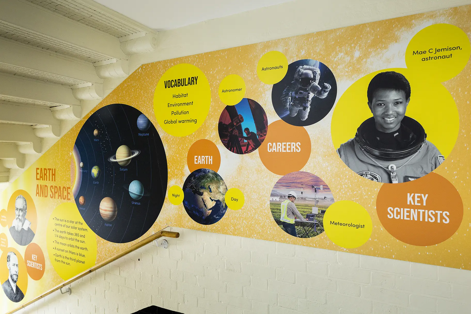 Central Park Primary Science wall art