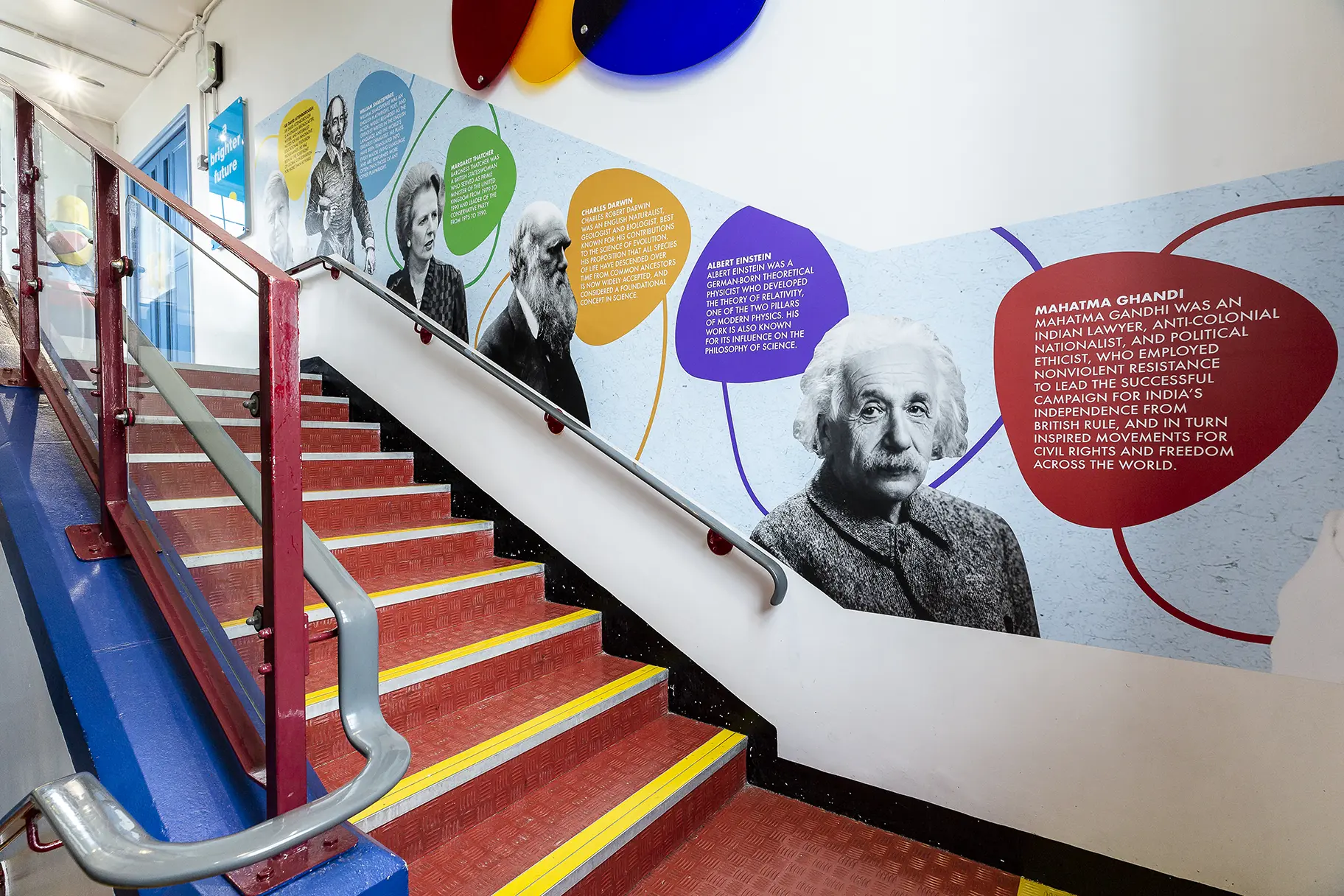 Tollgate primary stairwell school wall art