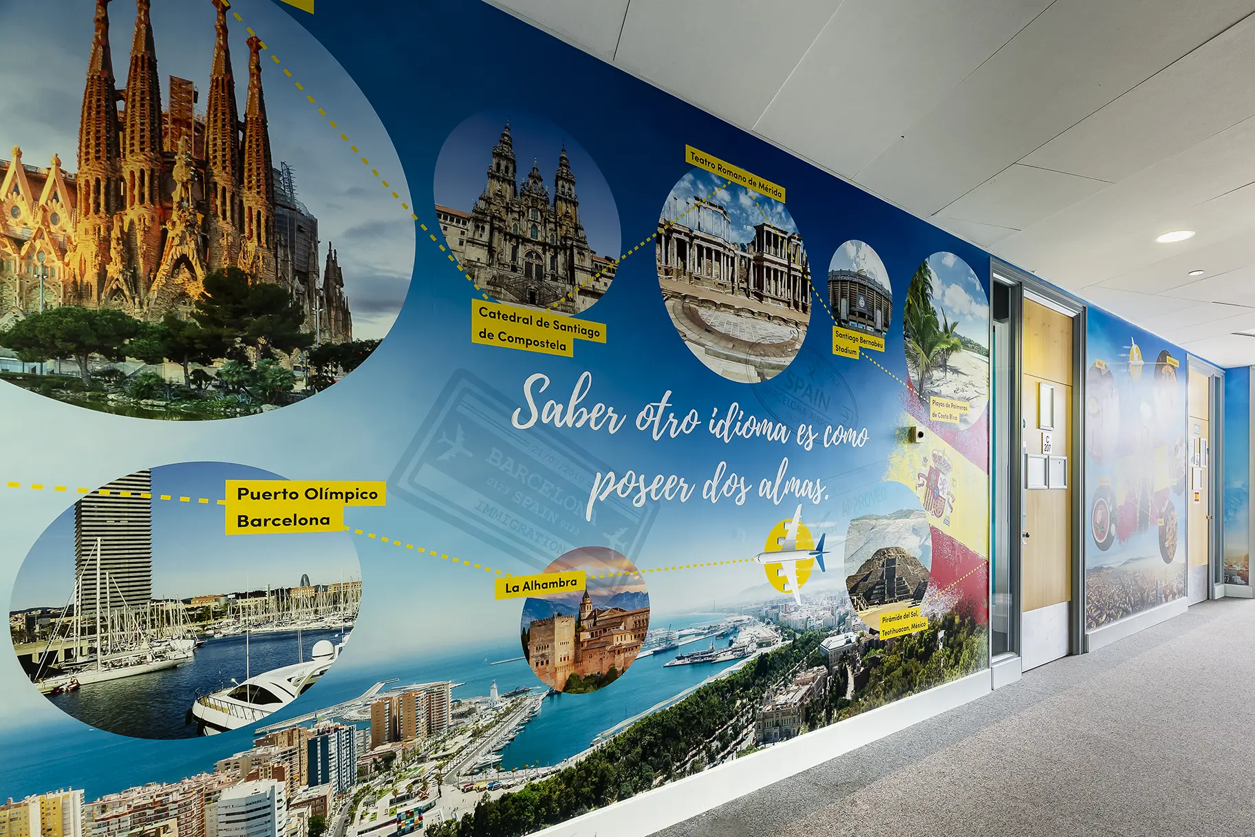 Torquay Academy MFL Spanish Department Wall Art