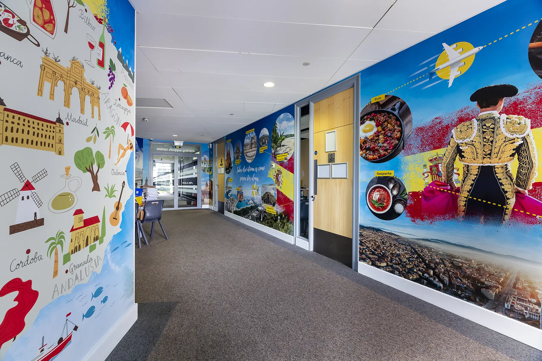 Torquay Academy MFL Spanish Department Wall Art