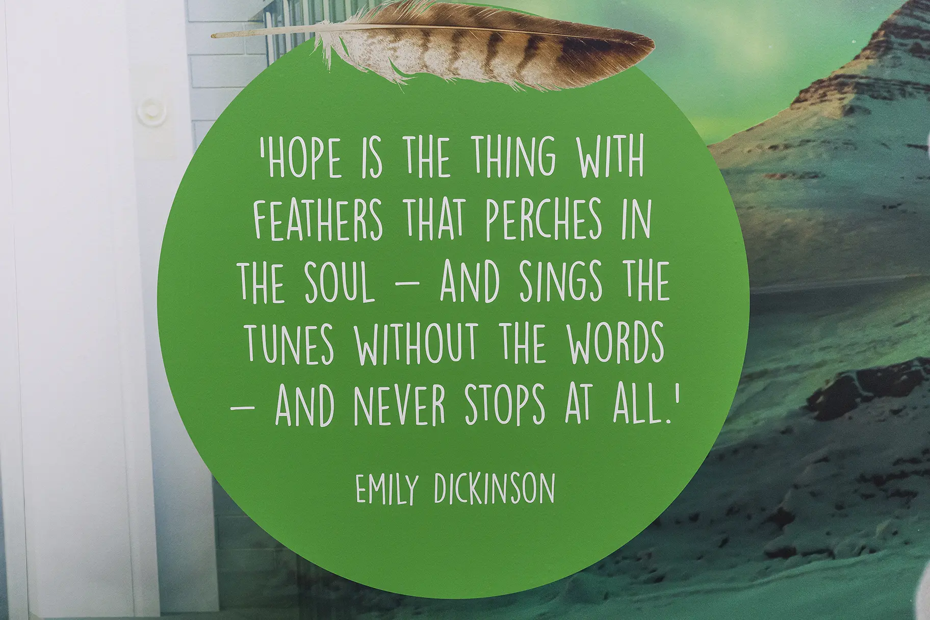 Fulham Cross Boys School Library Wall