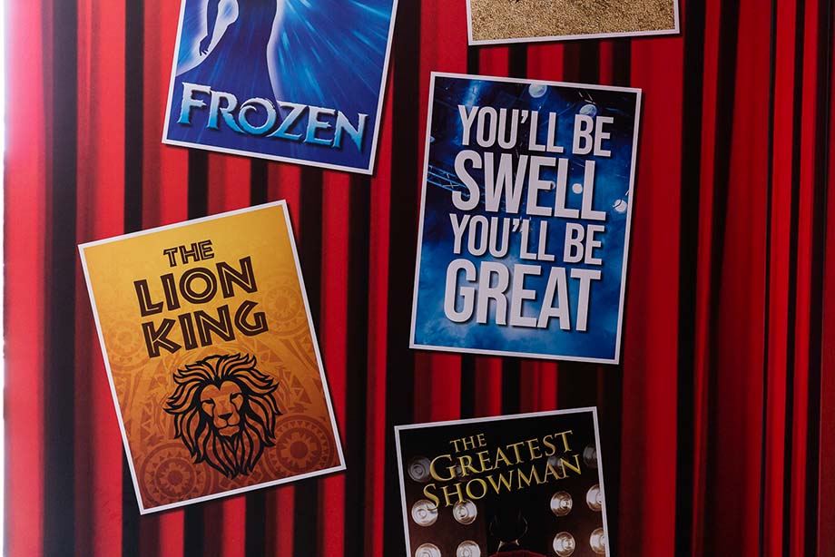 Lee Chapel theatre wall art