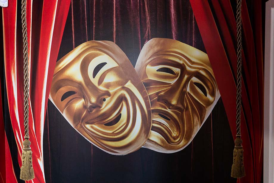 Lee Chapel theatre wall art