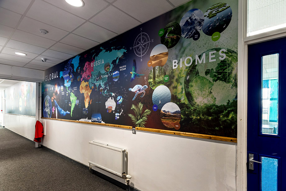 Grove Academy Environmental Awareness Map