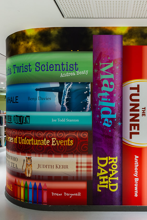 Kings Cross Academy book title wall art