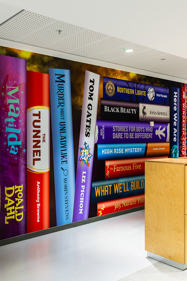 Kings Cross Academy book title wall art
