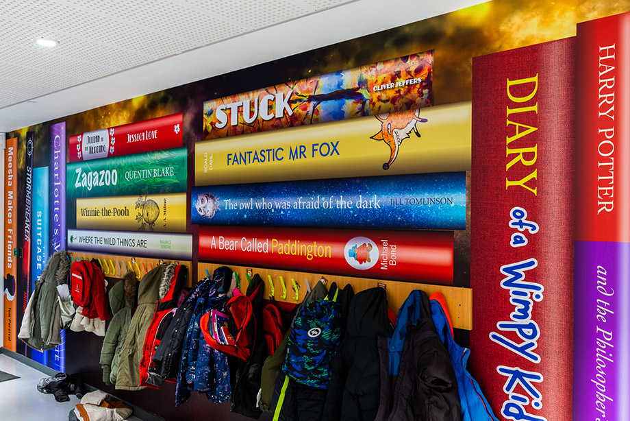 Kings Cross Academy book title wall art