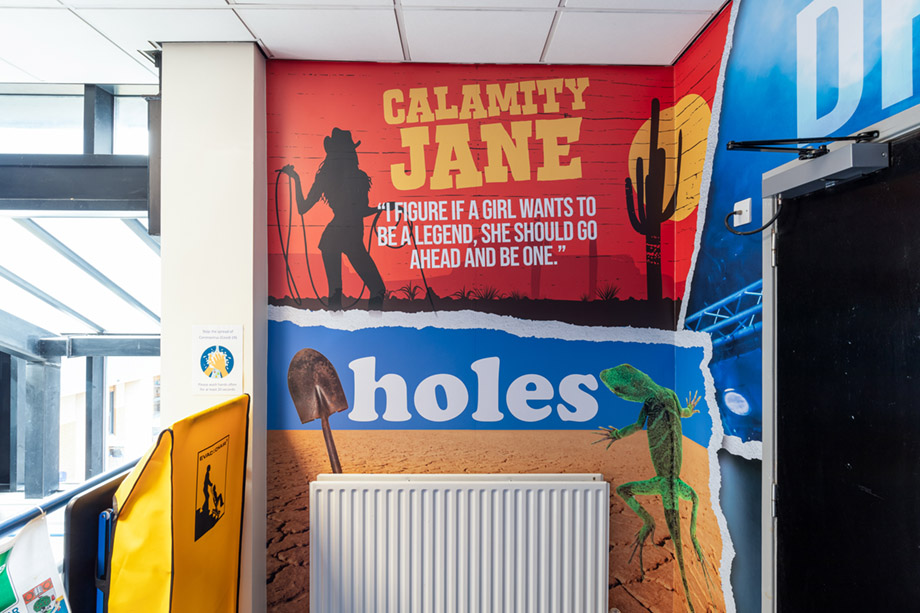 The high school of glasgow drama wall art