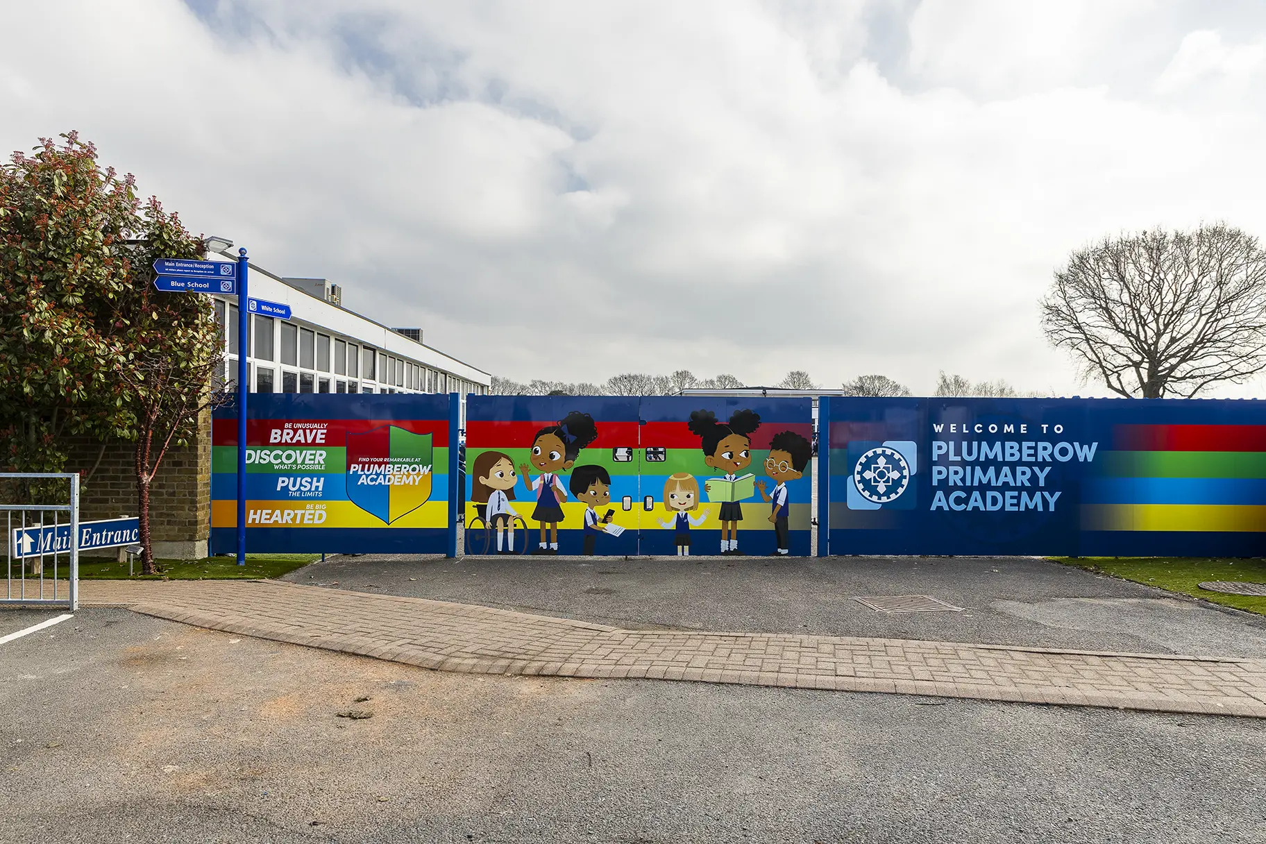 school signage design