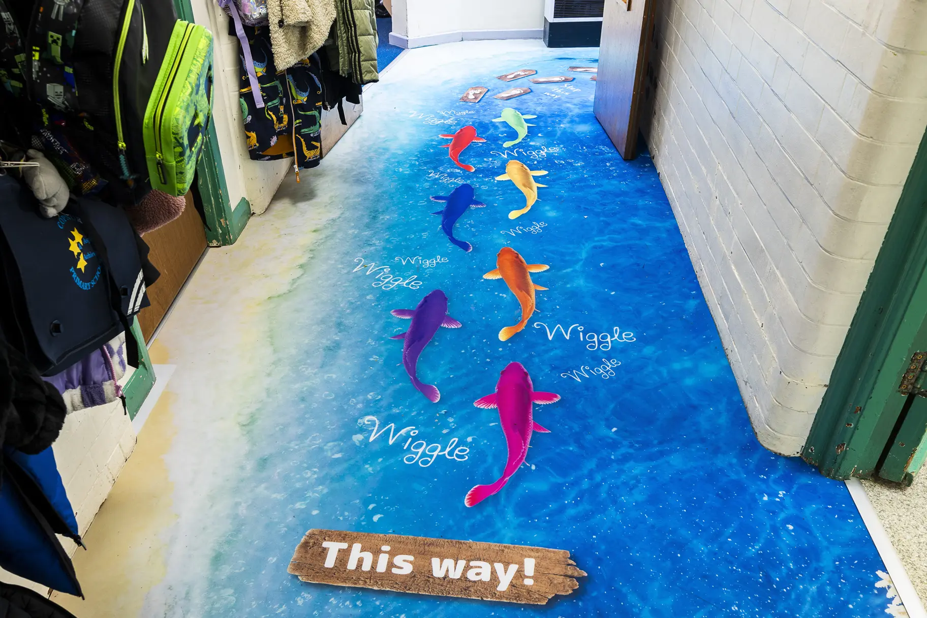 Copnor primary school flooring